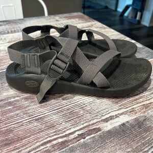 Chaco Dark Gray Strappy Sandals